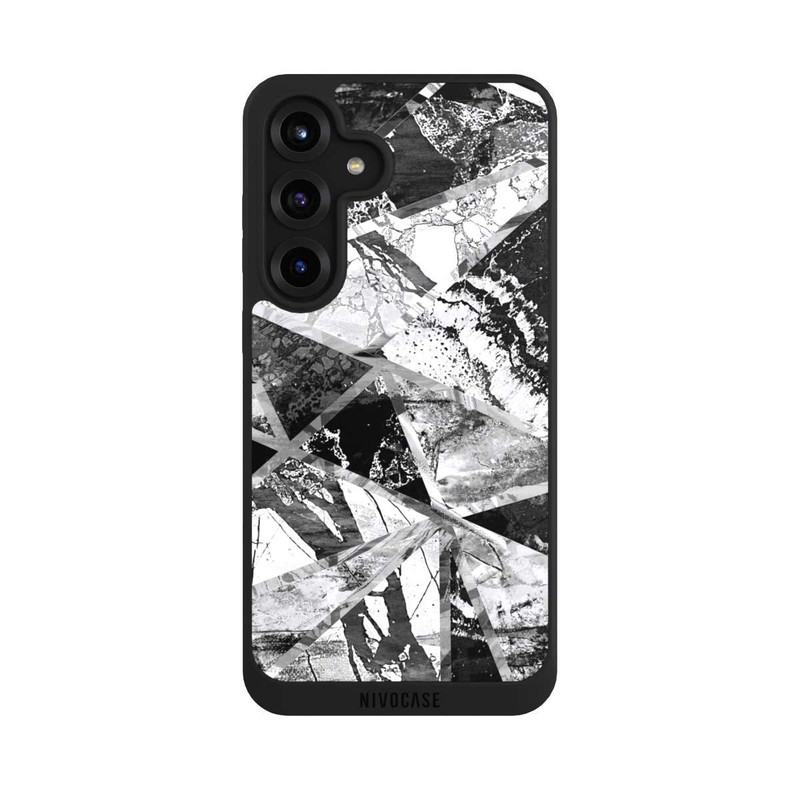Galaxy S25 + NIVOpure Carreaux de marbre monochrome