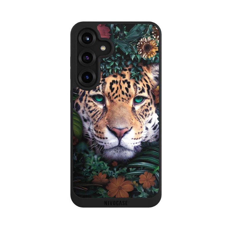 Galaxy S25 + NIVOpure Jaguar dans la jungle verte