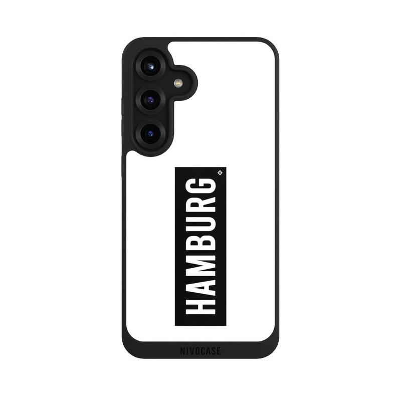 Galaxy S25 + NIVOpure HSV Hamburg Schwarz Weiss