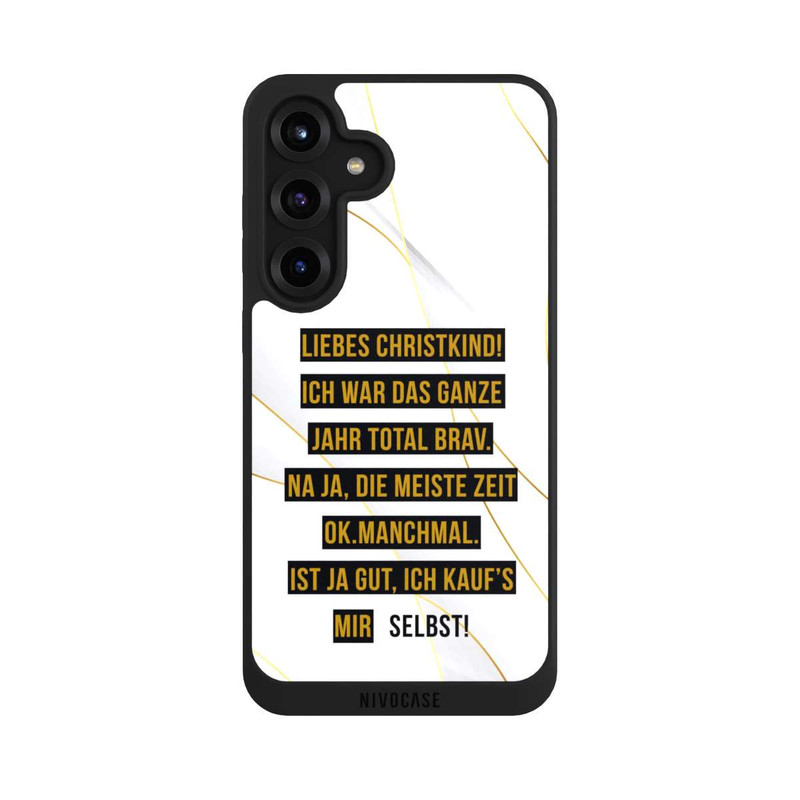 Galaxy S25 + NIVOpure Liebes Christkind Marmor