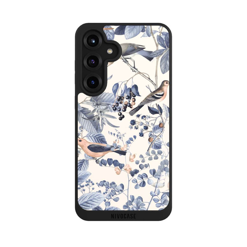 Galaxy S25 + NIVOpure Oiseaux Et Baies en Beige