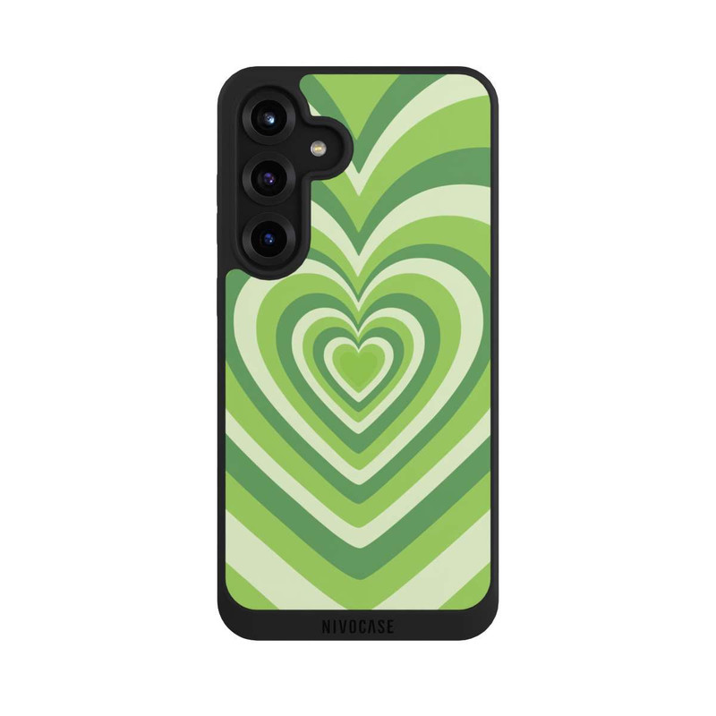 Galaxy S25 + NIVOpure Beating Comic Heart Green