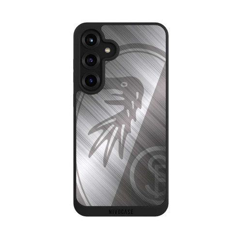 Samsung Galaxy S25+  NIVOpure SC Freiburg Glänzendes Metall Hintergrund