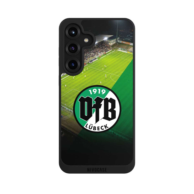 Galaxy S25 + NIVOpure  VfB Lübeck Dreieck Grün Transparent Groß