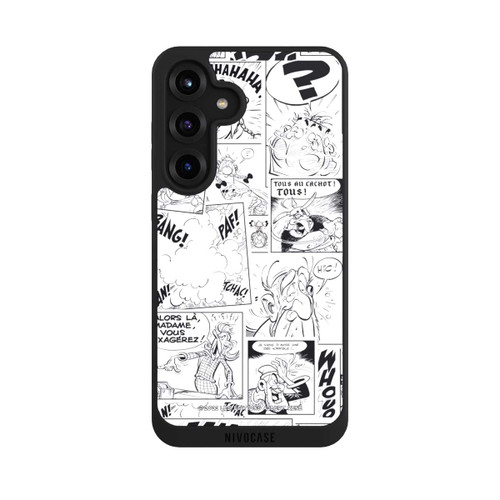 Samsung Galaxy S25+  NIVOpure Asterix Comic Schwarz und Weiß