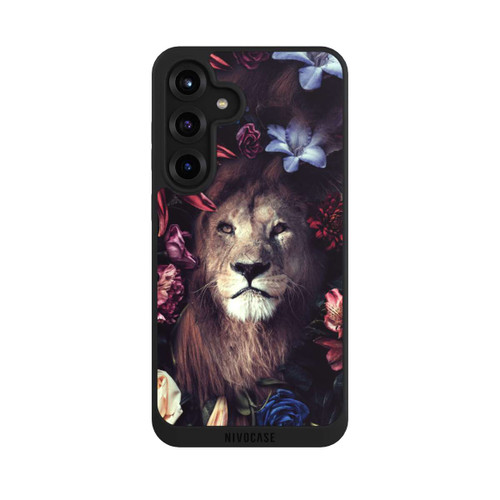 Samsung Galaxy S25+  NIVOpure Löwe Blumenrahmen