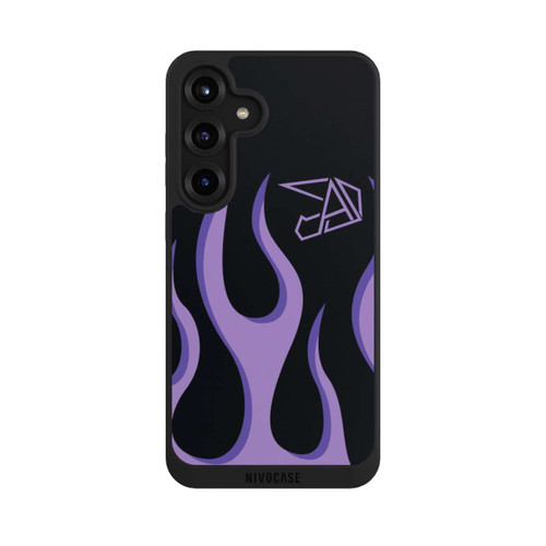 Samsung Galaxy S25+  NIVOpure Violette Flammen
