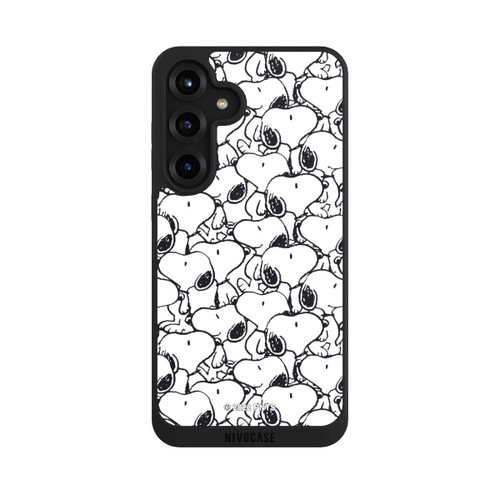 Samsung Galaxy S25+  NIVOpure Snoopy Pattern Noir &amp; Blanc