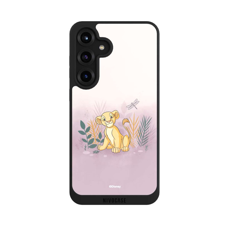 Galaxy S25 + NIVOpure Nala avec des fleurs