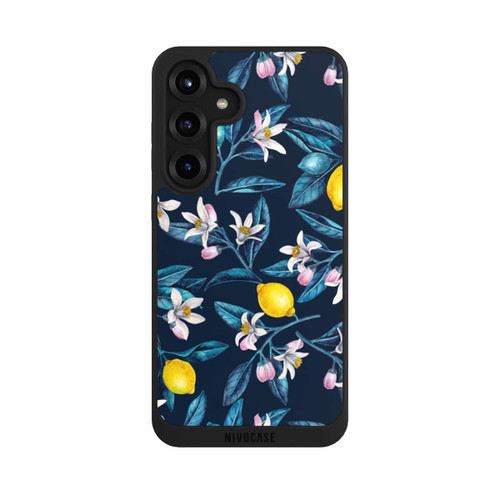 Samsung Galaxy S25+  NIVOpure Zitronen und Blüten dunkel