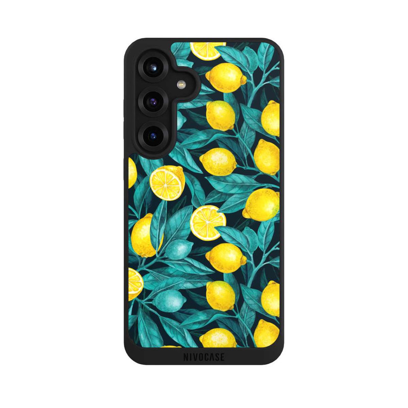 Galaxy S25 + NIVOpure Citrons et feuilles sombres