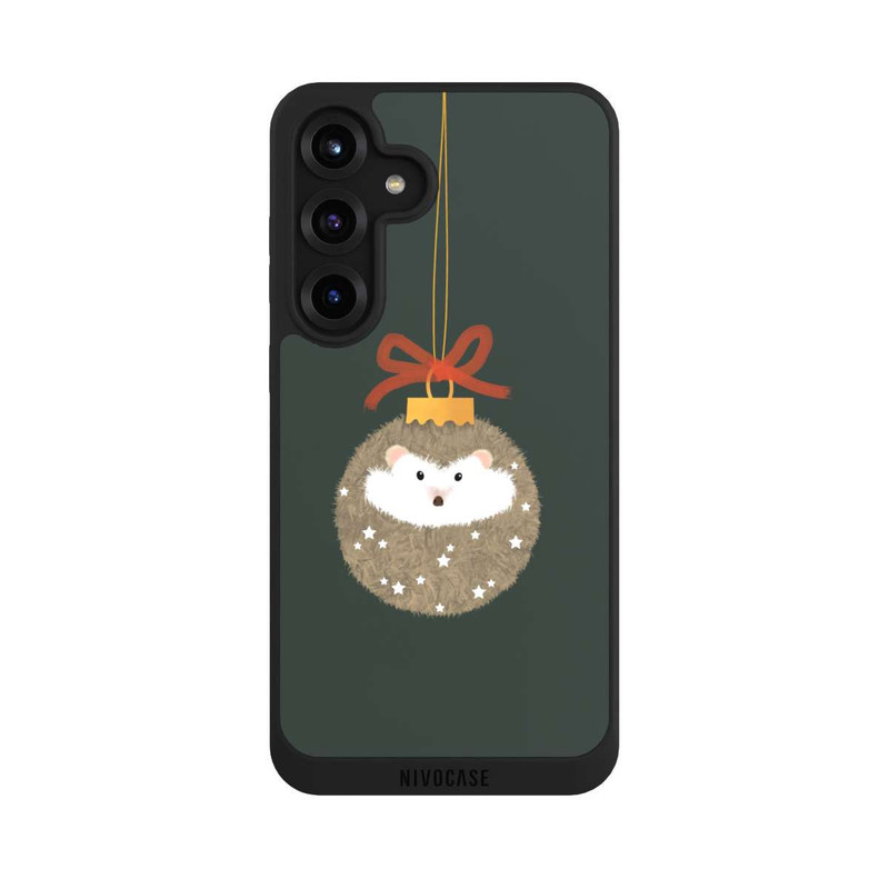 Galaxy S25 + NIVOpure weihnachtlicher Igel
