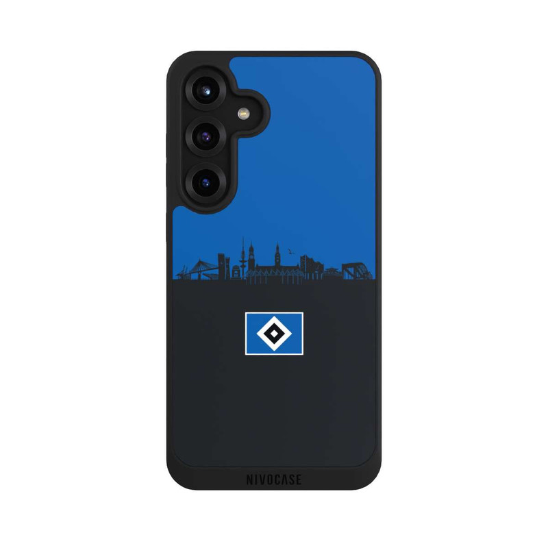 Galaxy S25 + NIVOpure HSV Skyline bleu noir