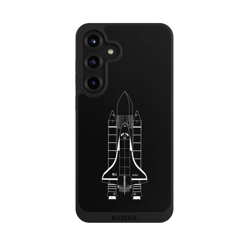 Galaxy S25 + NIVOpure NASA Raumfahrt Schwarz