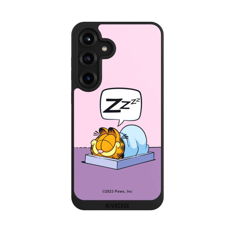 Galaxy S25 + NIVOpure Garfield Attaque de sieste rose