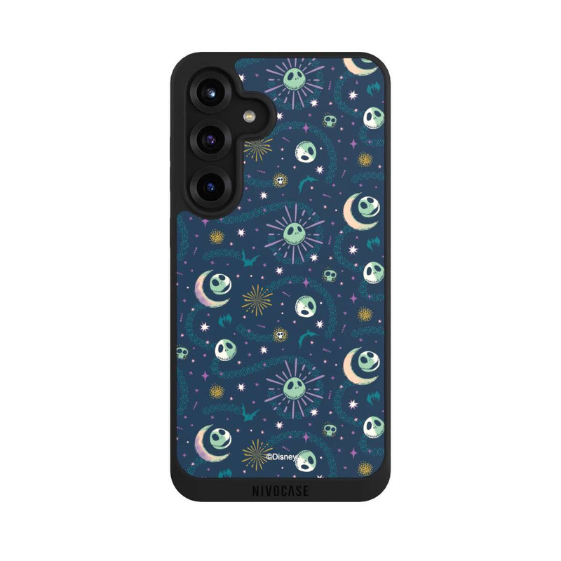 Galaxy S25 + NIVOpure Cauchemar avant Noël Jack Skellington Motif Lune