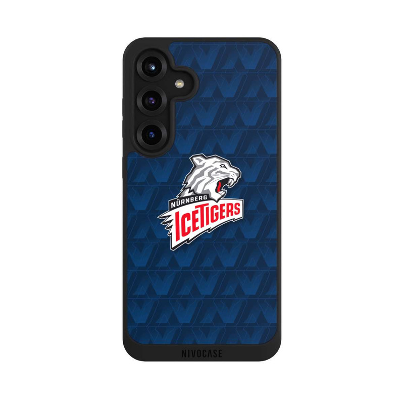 Galaxy S25 + NIVOpure Nürnberg Ice Tigers Logo Muster