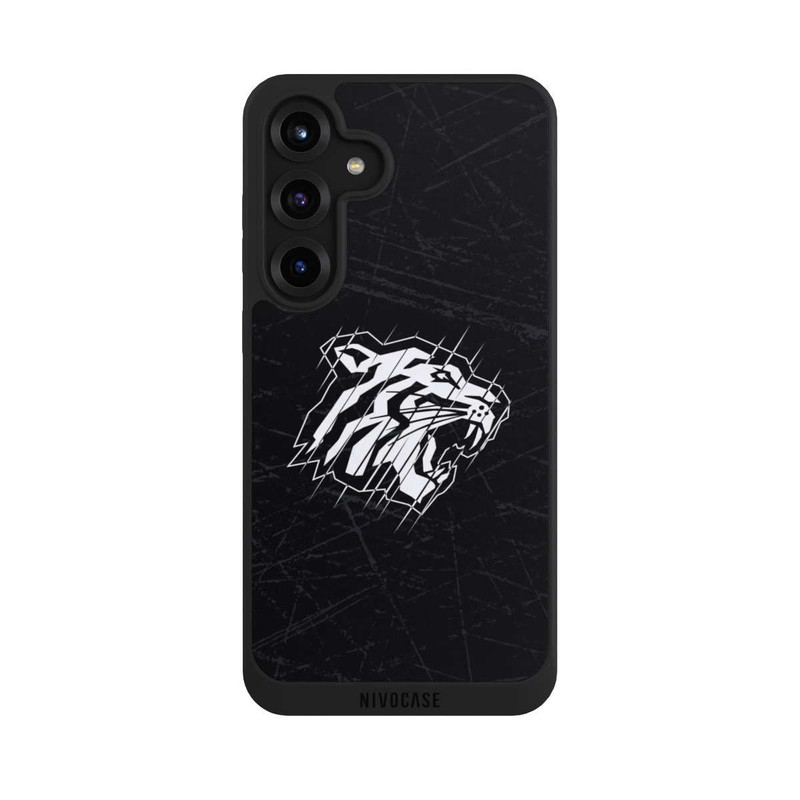 Galaxy S25 + NIVOpure Nürnberg Ice Tigers Logo Grau