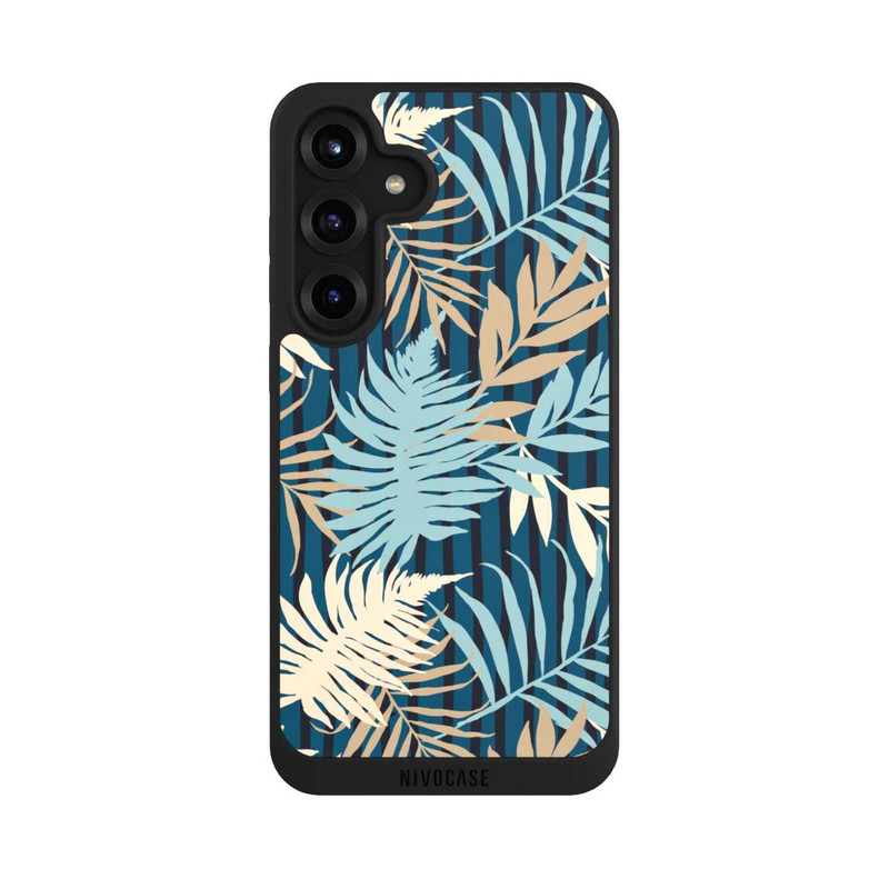 Galaxy S25 + NIVOpure Palm Garden Beige Pattern