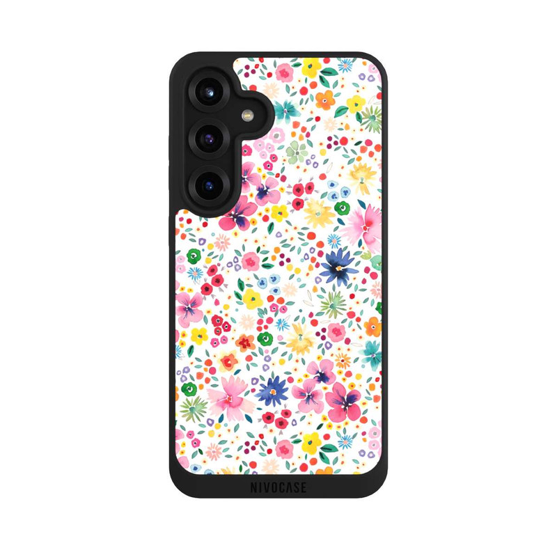 Galaxy S25 + NIVOpure Millefleurs Pink Spring Garden