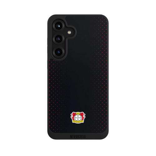 Samsung Galaxy S25+  NIVOpure Bayer 04 Leverkusen Schwarz mit Muster