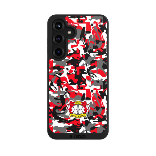 Samsung Galaxy S25+  NIVOpure Bayer 04 Leverkusen Muster