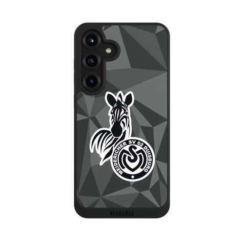 Samsung Galaxy S25+  NIVOpure MSV Duisburg Polygon Muster
