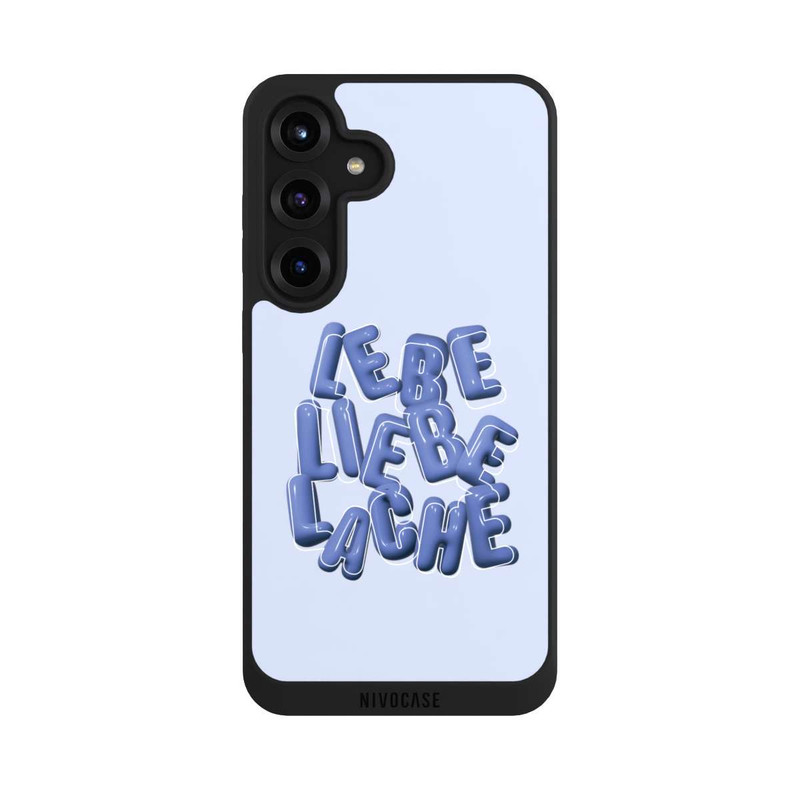 Galaxy S25 + NIVOpure Lebe Liebe Lache Blue