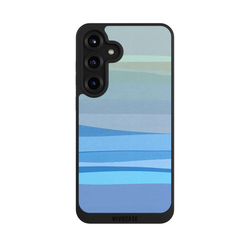 Samsung Galaxy S25+  NIVOpure Blau Abstrakt 1