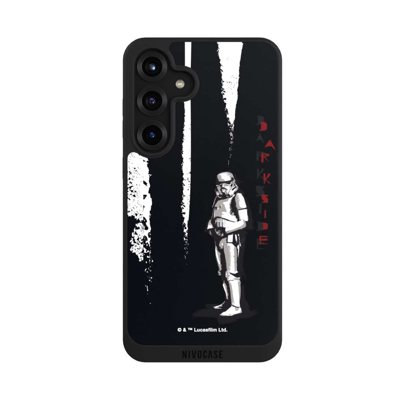 Galaxy S25 + NIVOpure Stormtrooper Dunkle Seite