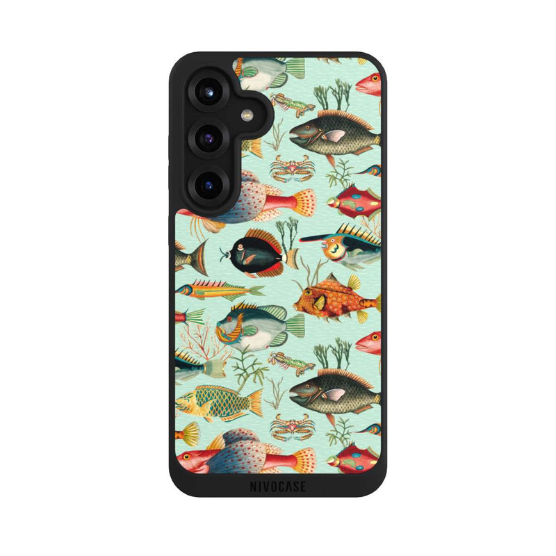 Galaxy S25 + NIVOpure Bunte Fische