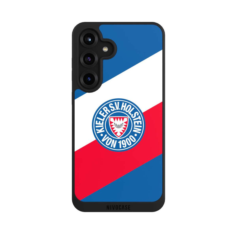 Galaxy S25 + NIVOpure Holstein Kiel Logo Streifen