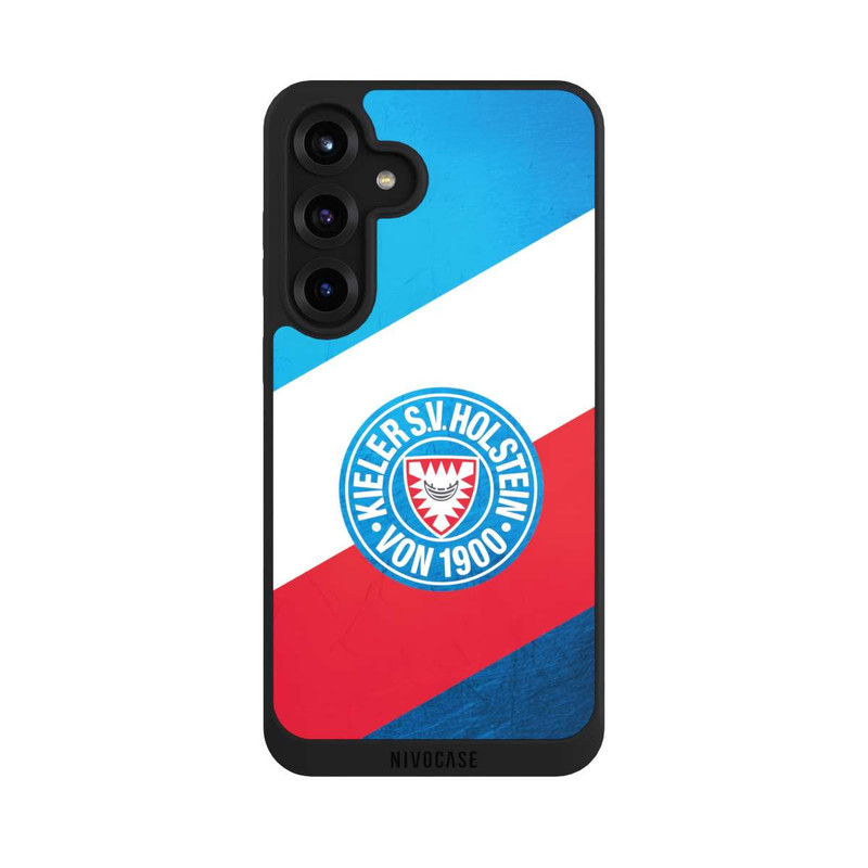 Galaxy S25 + NIVOpure Holstein Kiel Logo Streifen Scratch
