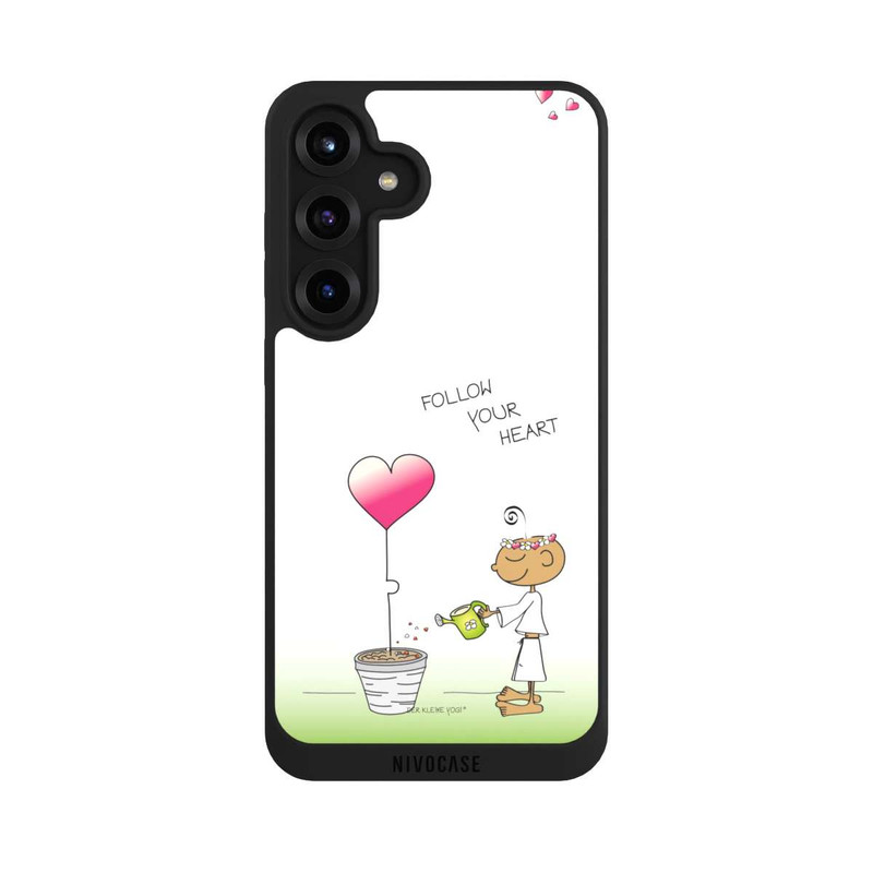 Galaxy S25 + NIVOpure Follow Your Heart Planting Heart Der Kleine Yogi