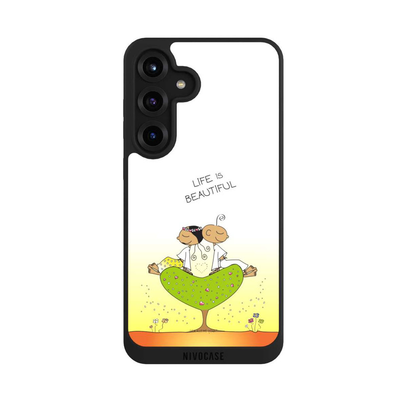 Galaxy S25 + NIVOpure Life is Beautiful Meditation Der Kleine Yogi