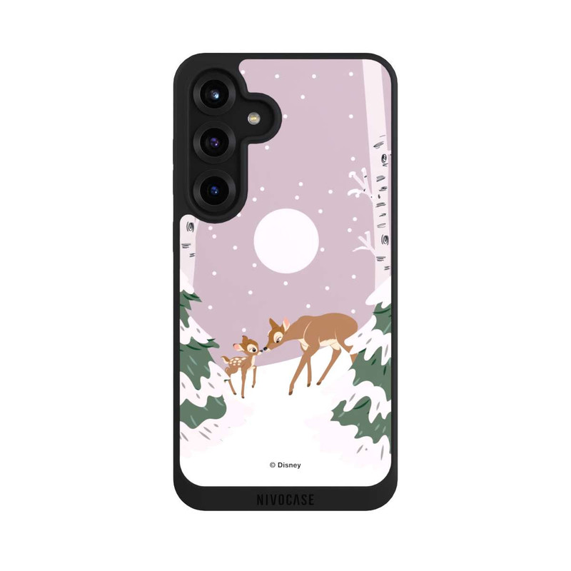 Galaxy S25 + NIVOpure Bambi und Mutter Winterliebe