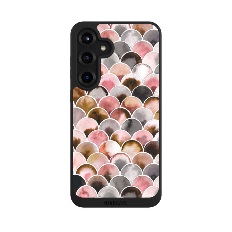 Galaxy S25 + NIVOpure Japandi Scales Pink Brown