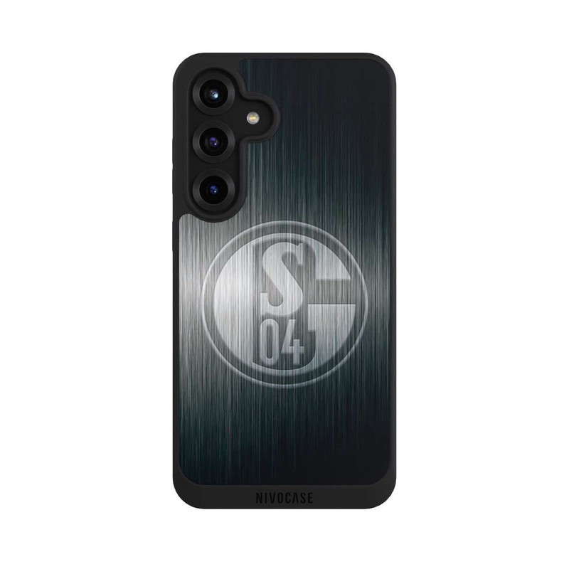 Galaxy S25 + NIVOpure Schalke 04 Metall Look