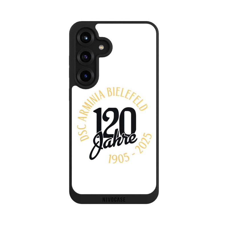 Galaxy S25 + NIVOpure Arminia Bielefeld 120 Jahre Weiß