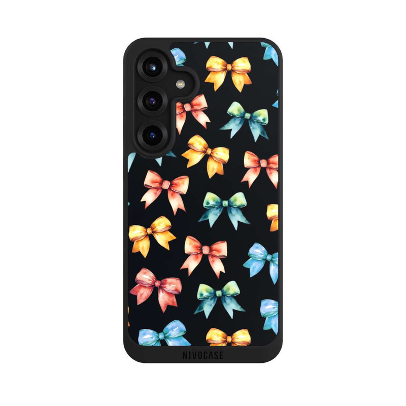 Galaxy S25 + NIVOpure Rainbow Bows Black