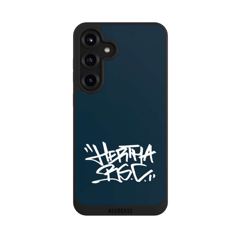 Galaxy S25 + NIVOpure Hertha BSC Graffiti Blau