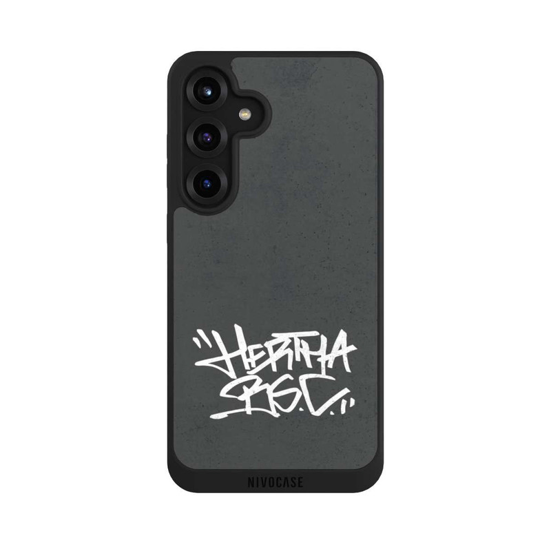 Galaxy S25 + NIVOpure Hertha BSC Graffiti Grau
