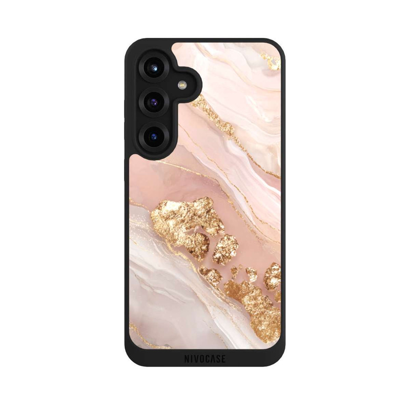 Galaxy S25 + NIVOpure Elegant Gold Marble