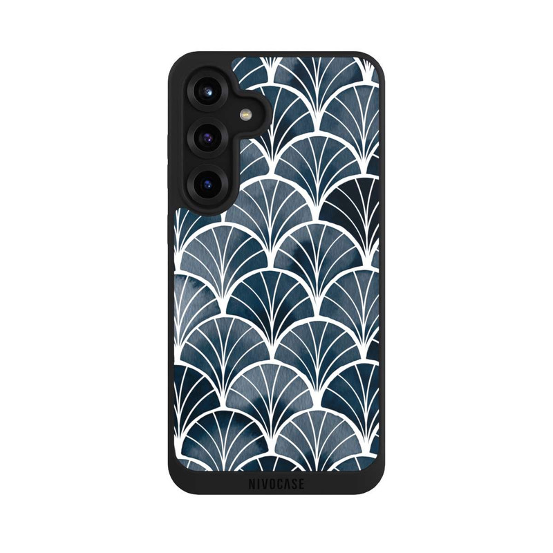 Galaxy S25 + NIVOpure Botanische Brise Art Deco Grau
