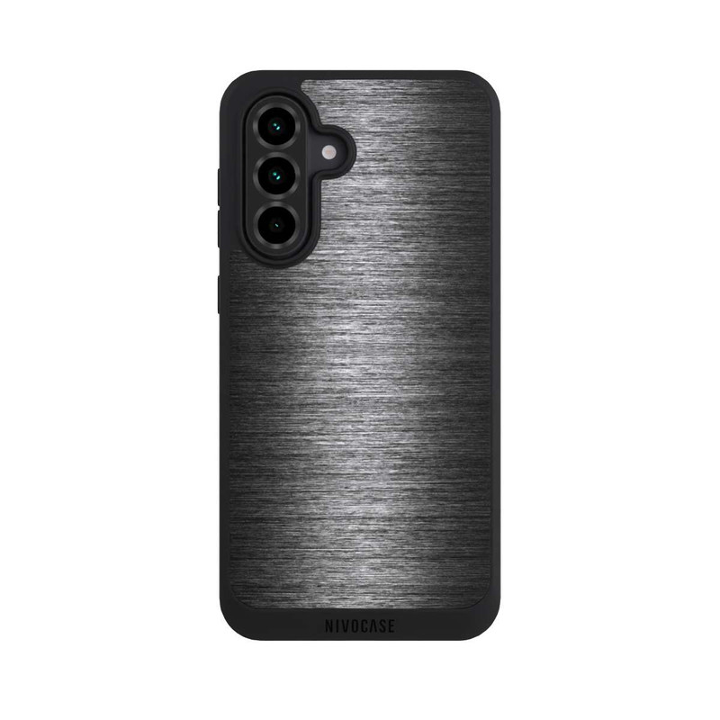 Galaxy A36 5G NIVOpure Metal Look - Anthrazit