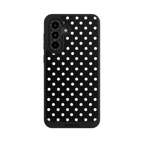 Samsung Galaxy A36 5G NIVOpure Polka Dots Schwarz und Weiß