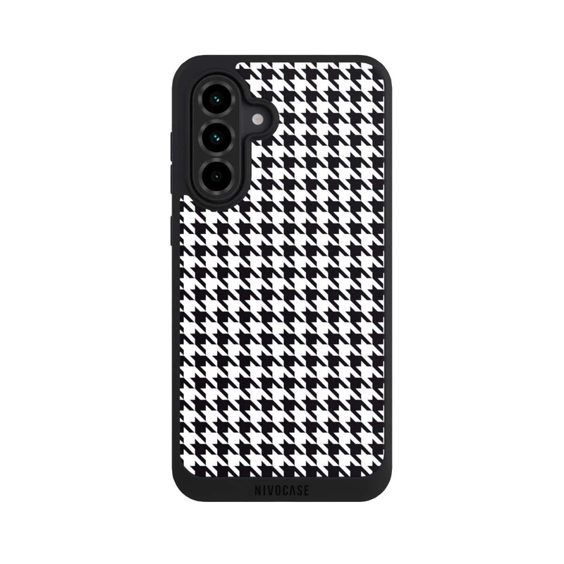 Galaxy A36 5G NIVOpure Pied de Poule Noir Blanc