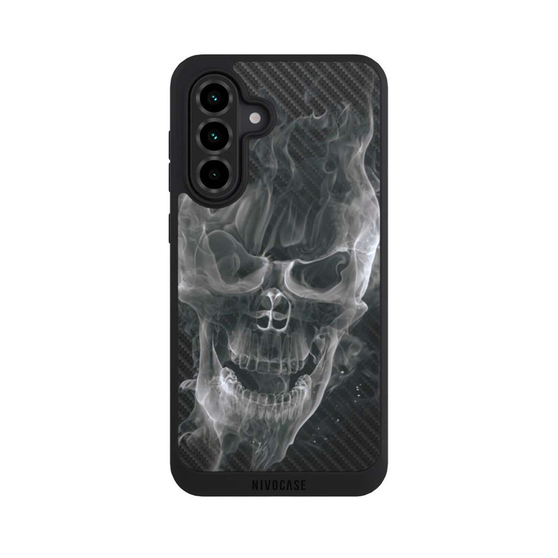 Galaxy A36 5G NIVOpure rauchender Totenkopf Carbon