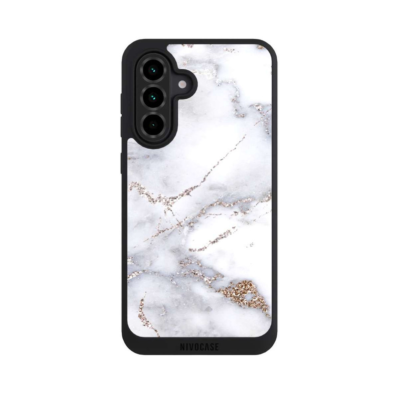 Galaxy A36 5G NIVOpure Marbre Argent Scintillant Look