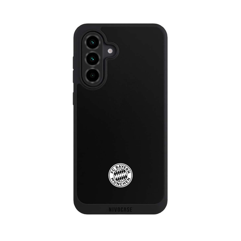Galaxy A36 5G NIVOpure Klassisches FCB Logo Klein - Weiß auf Schwarz